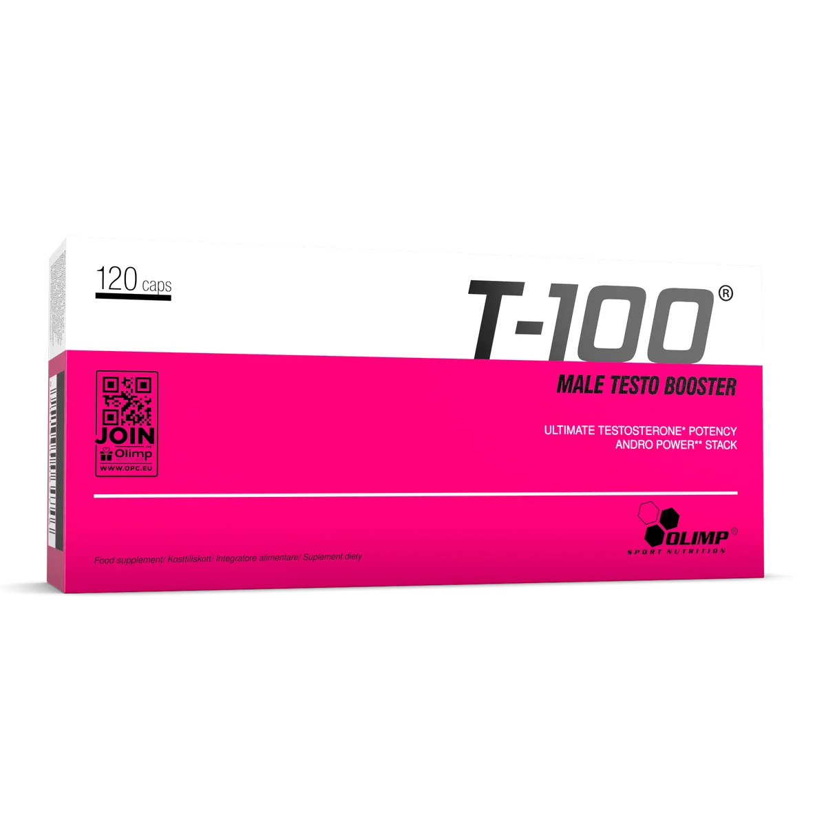 Olimp Nutrition Sport T-100 Testosterone Booster– 120 Capsules