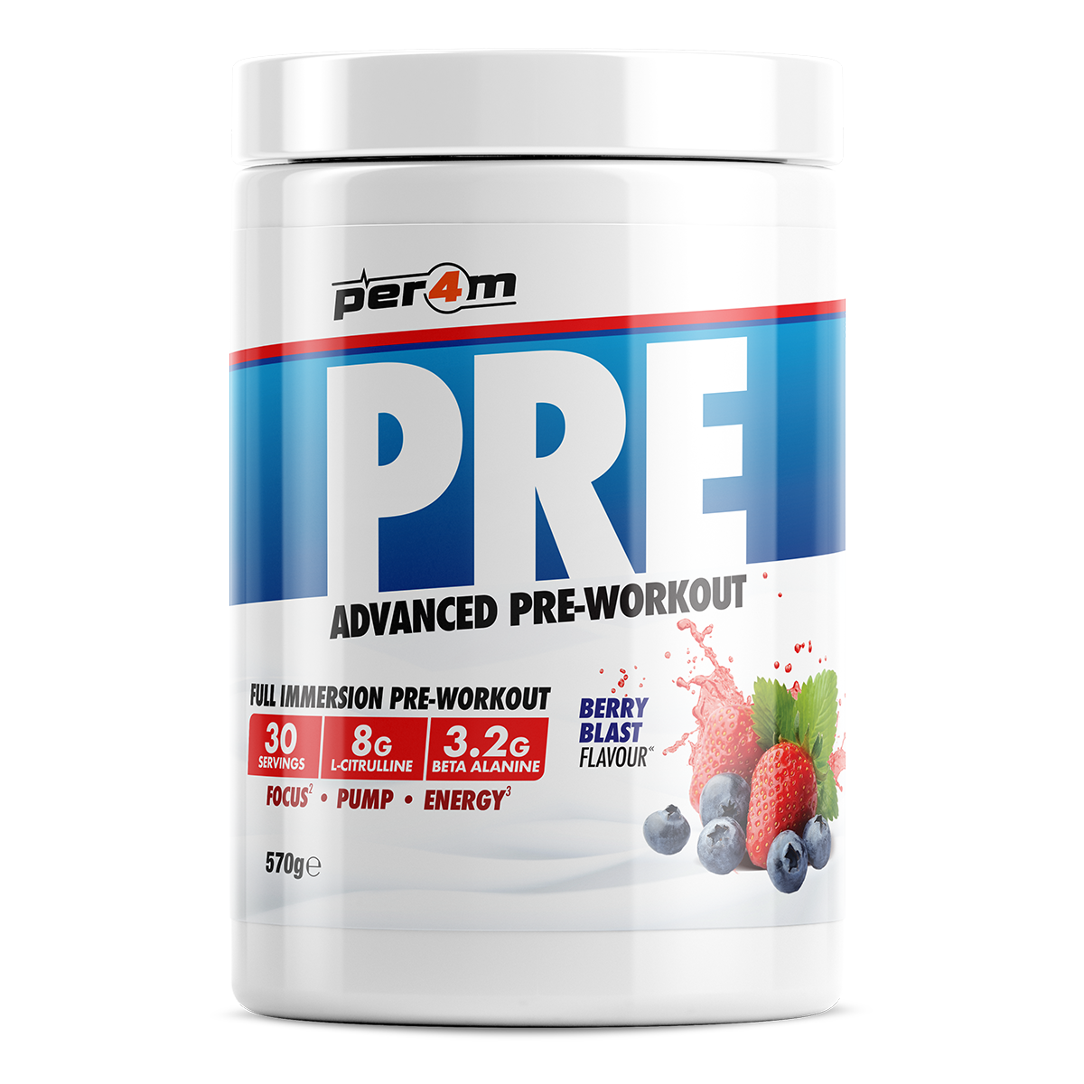 Per4m Pre Workout Stim 570g