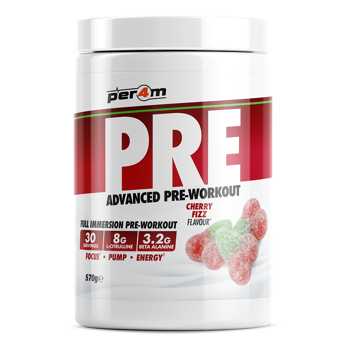 Per4m Pre Workout Stim 570g