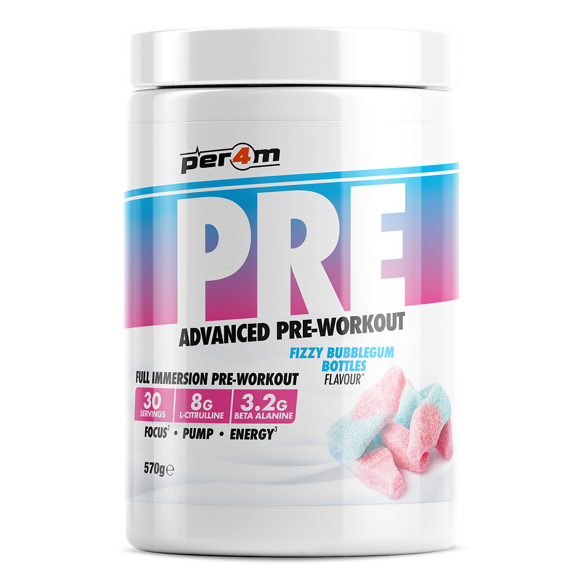 Per4m Pre Workout Stim 570g