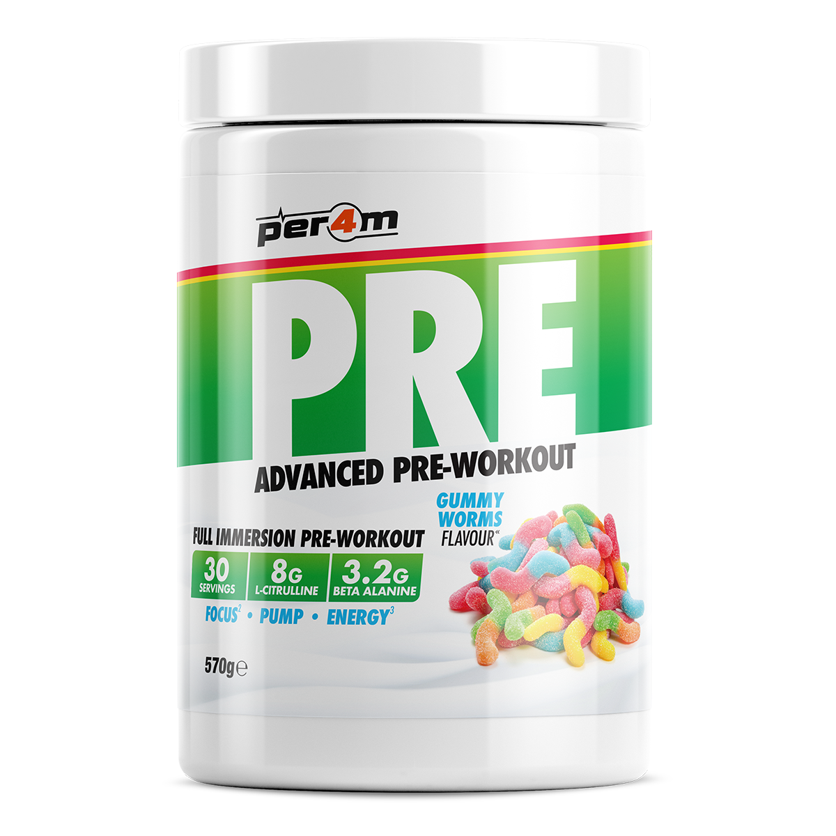 Per4m Pre Workout Stim 570g
