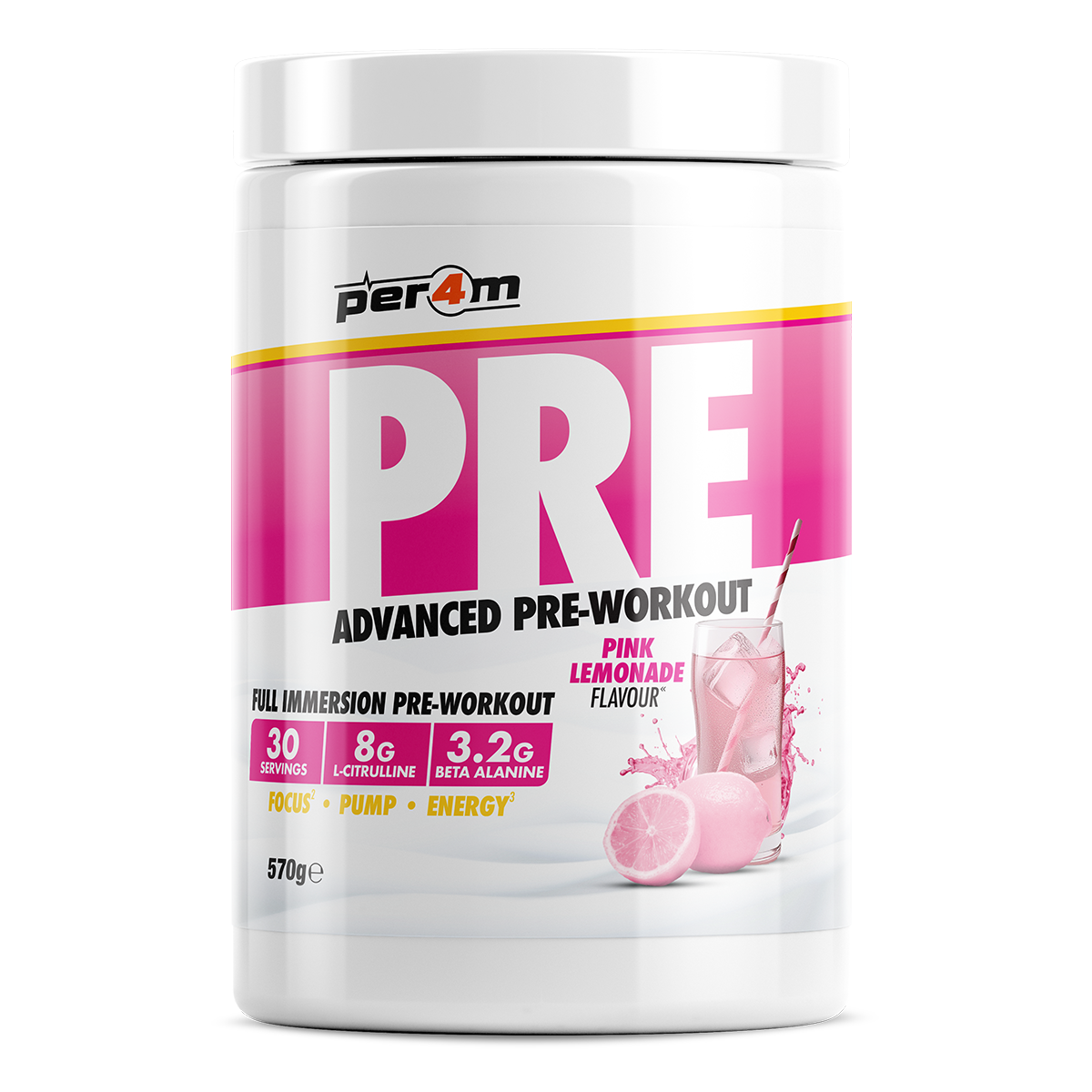 Per4m Pre Workout Stim 570g
