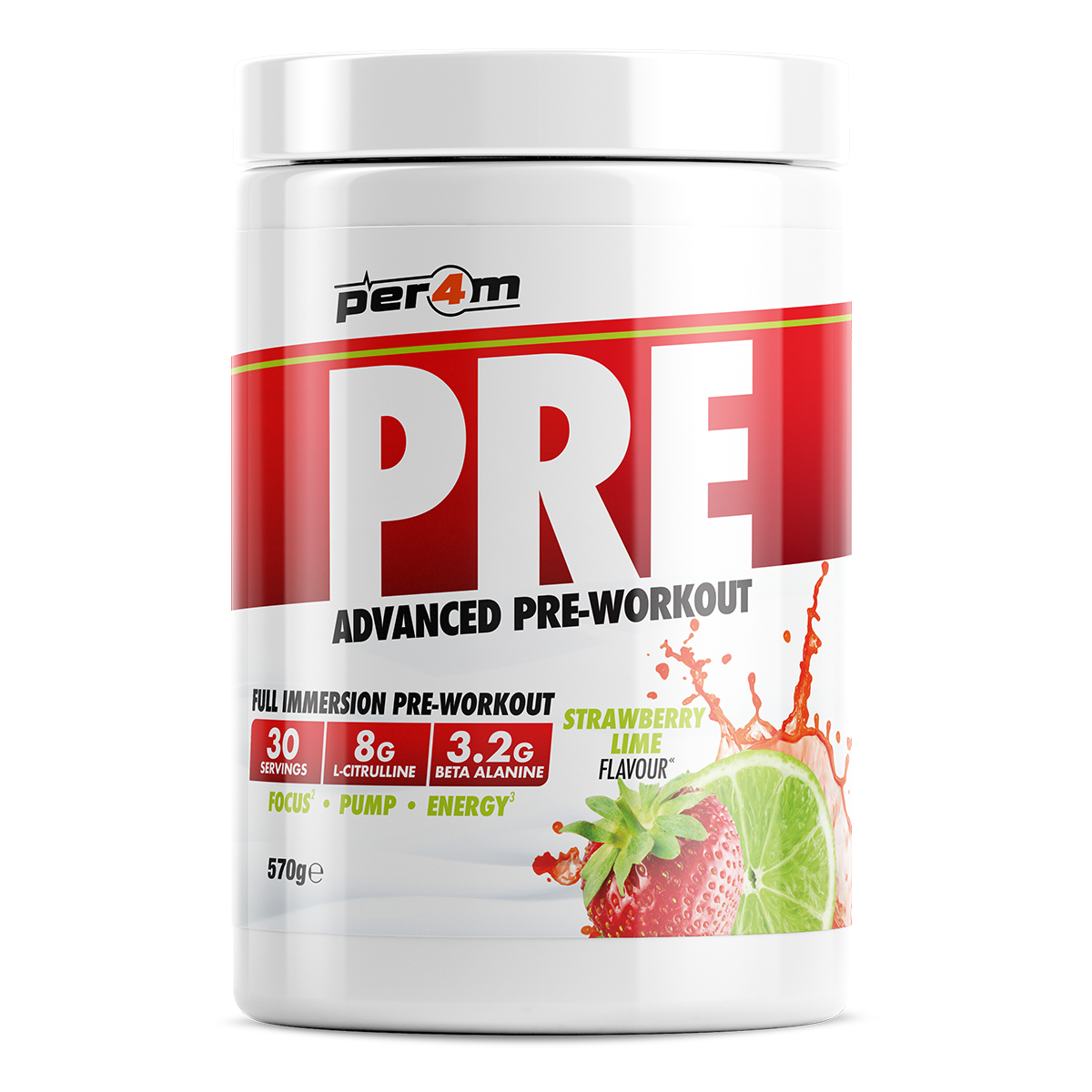 Per4m Pre Workout Stim 570g